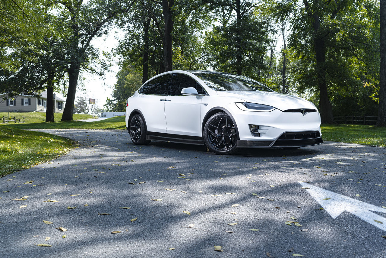 2021 tesla deals model x black